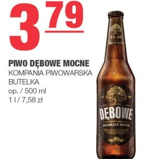 Dębowe Dojrzałe Mocne Piwo jasne 500 ml niska cena