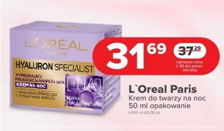 L'Oreal Paris Hyaluron Specialist Krem na noc 50 ml
