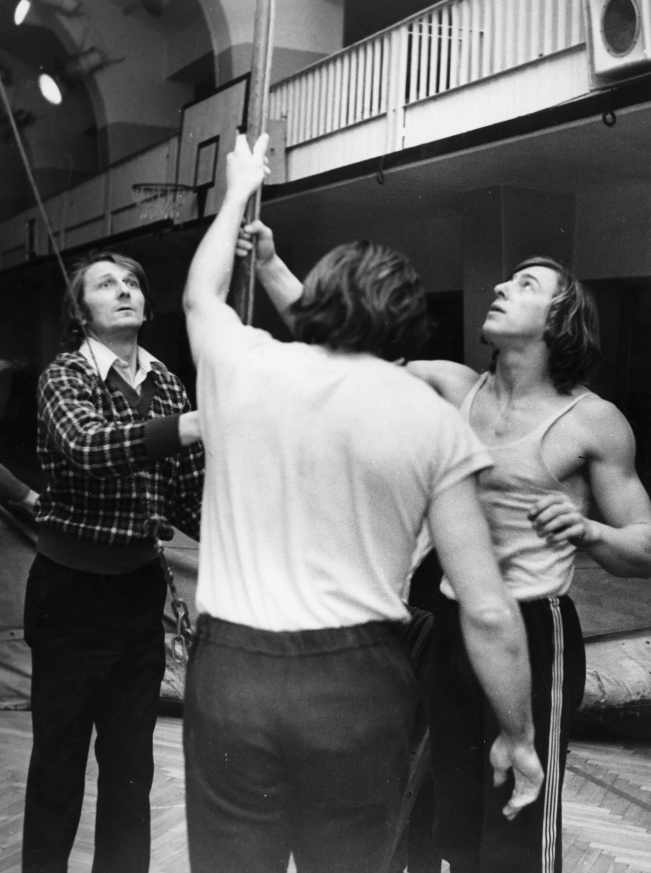 Andrzej Krzesiński (z lewej). Obok jego najsłynniejszy podopieczny, mistrz olimpijski Tadeusz Ślusarski