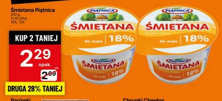 Piątnica Śmietana 18 % 200 g