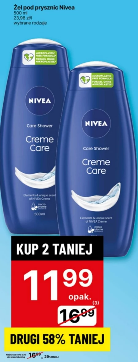NIVEA Creme Care Żel pod prysznic 500 ml