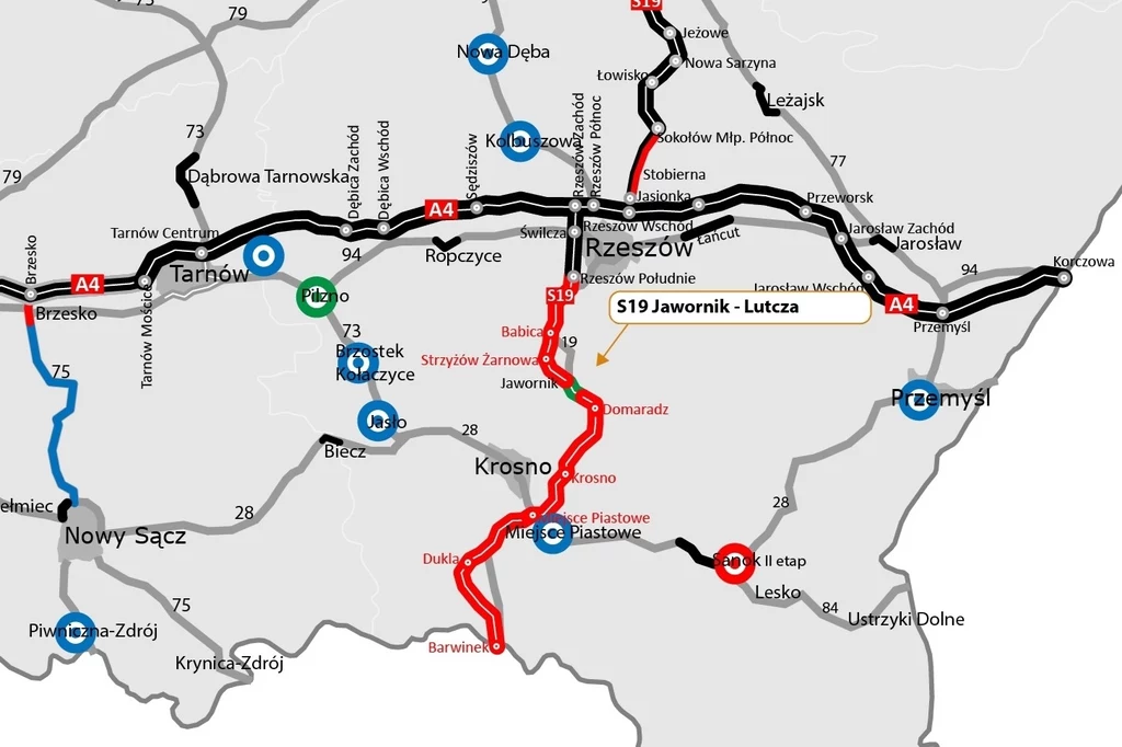 Budowa pięciokilometrowego odcinka S19 będzie kosztować blisko 2 mld złotych.