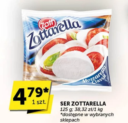 Zott Zottarella Classic Ser mozzarella 125 g