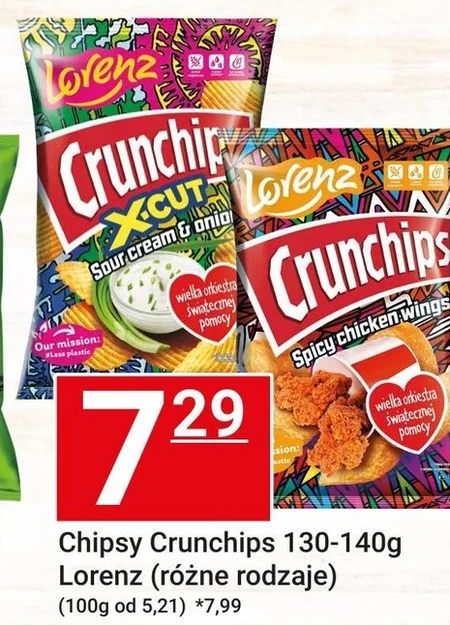 Crunchips Chipsy ziemniaczane o smaku orientalnym 130 g