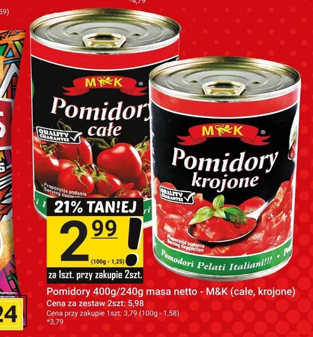 MK Pomidory krojone 400 g