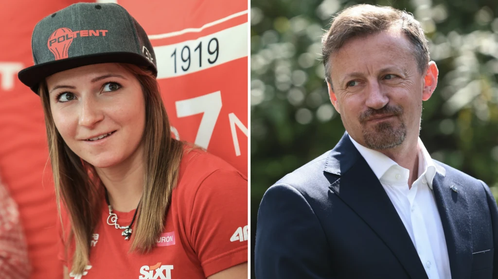 Maryna Gąsienica-Daniel, Adam Małysz Maryna Gąsienica-Daniel, Adam Małysz