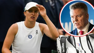 Na zdjęciu polska tenisistka Iga Świątek oraz Robert Rostek - ambasador RP w Królestwie Arabii Saudyjskiej