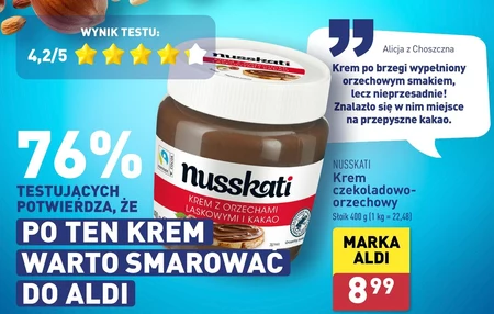 Krem orzechowy Nusskati