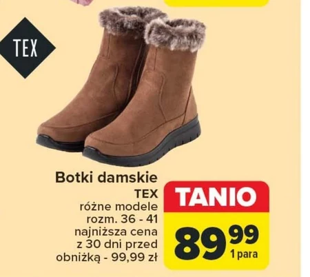 Botki damskie Texa