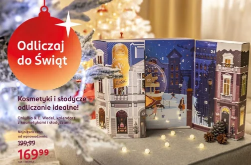 Kalendarz adwentowy z kosmetykami i słodyczami w Rossmann