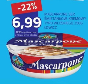 Mascarpone Łowicz niska cena