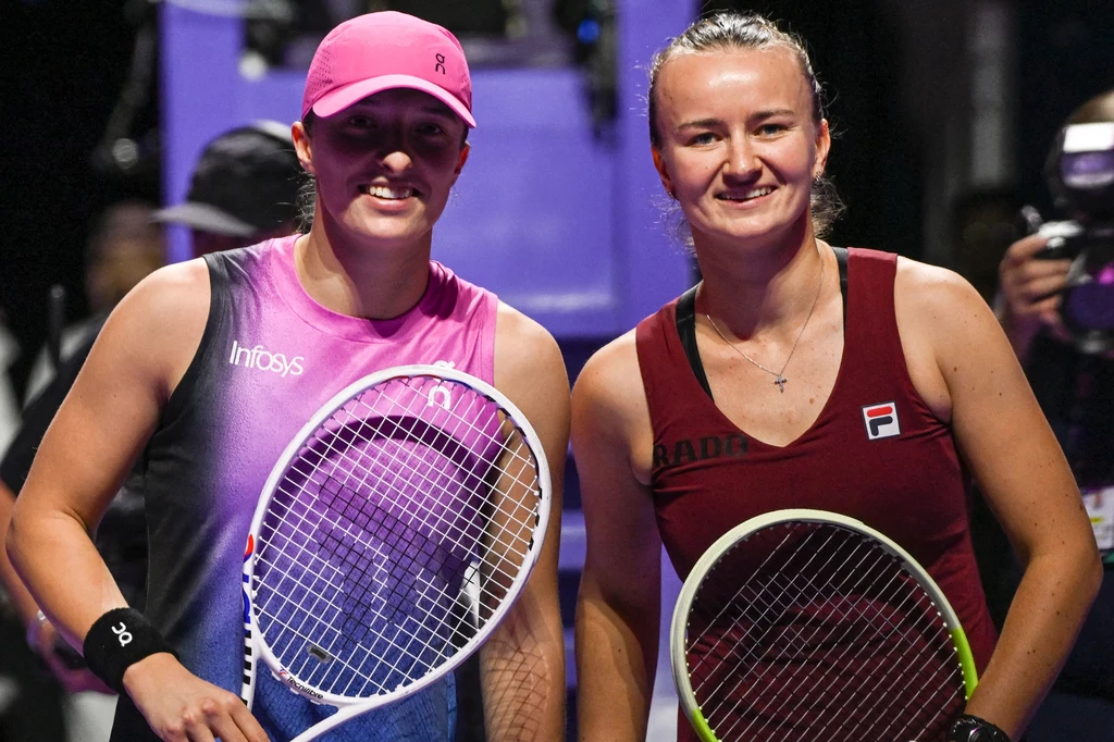 Iga Świątek i Barbora Krejcikova zagrały ze sobą w pierwszej kolejce WTA Finals 2024
