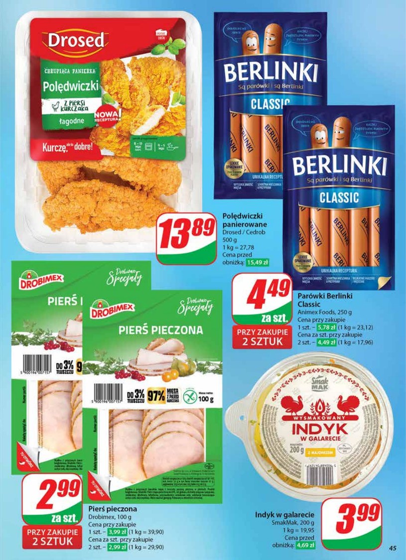 Gazetka: Tradycyjne przysmaki w promocji - Dino - strona 45