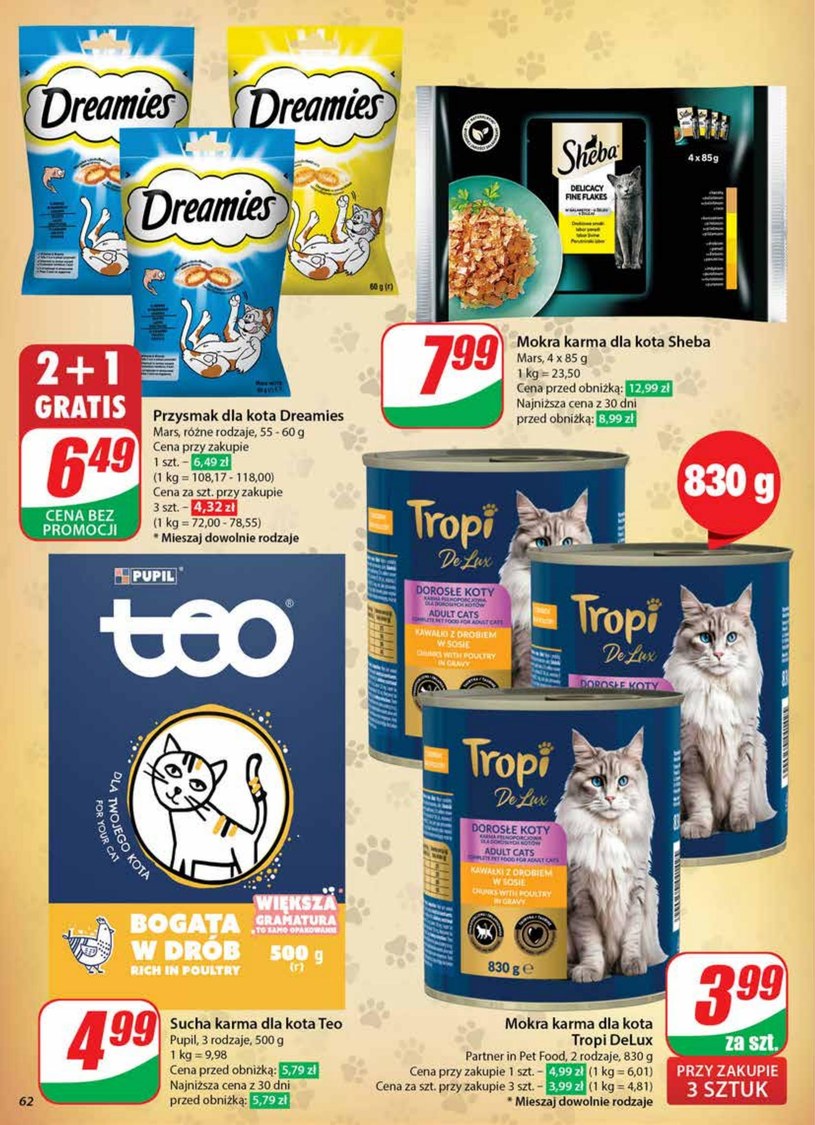 Gazetka: Tradycyjne przysmaki w promocji - Dino - strona 62