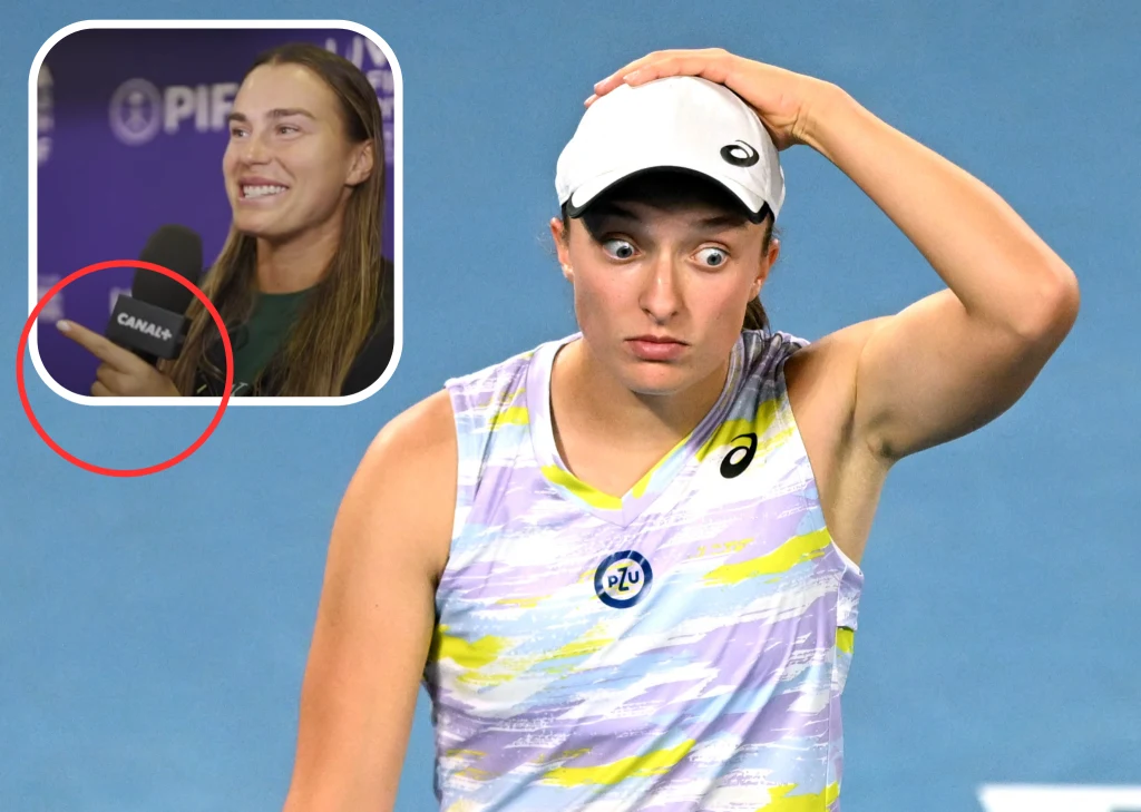 Aryna Sabalenka i Iga Świątek Aryna Sabalenka i Iga Świątek