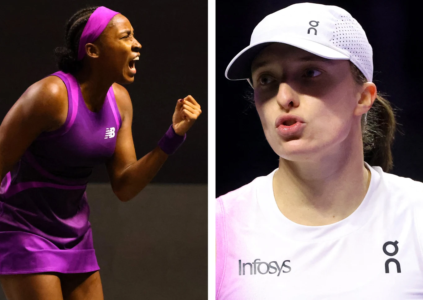 Coco Gauff i Iga Świątek Coco Gauff i Iga Świątek