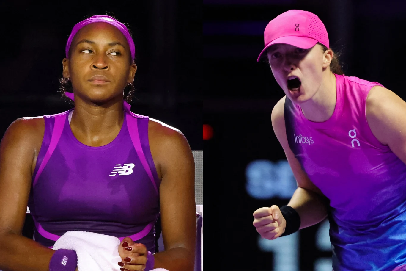Coco Gauff i Iga Świątek