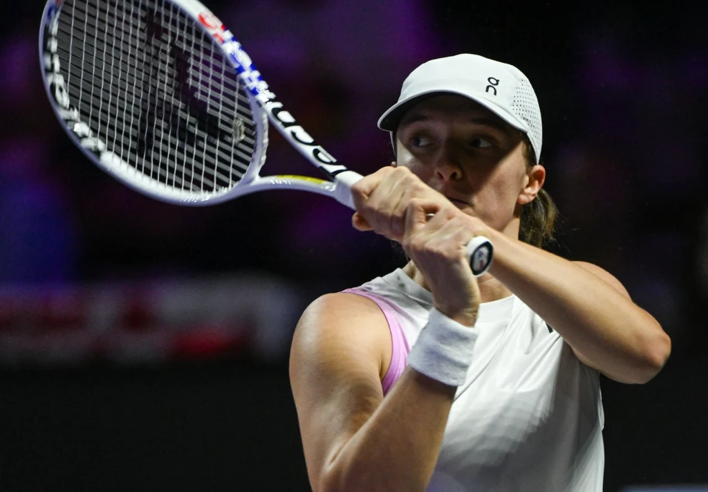 Iga Świątek podczas WTA Finals