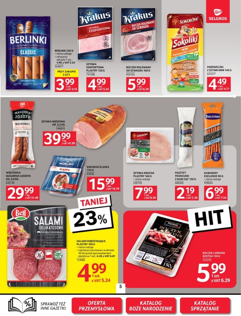 Gazetka: Oferta spożywcza w Selgros (bez alkoholu)  - strona 5