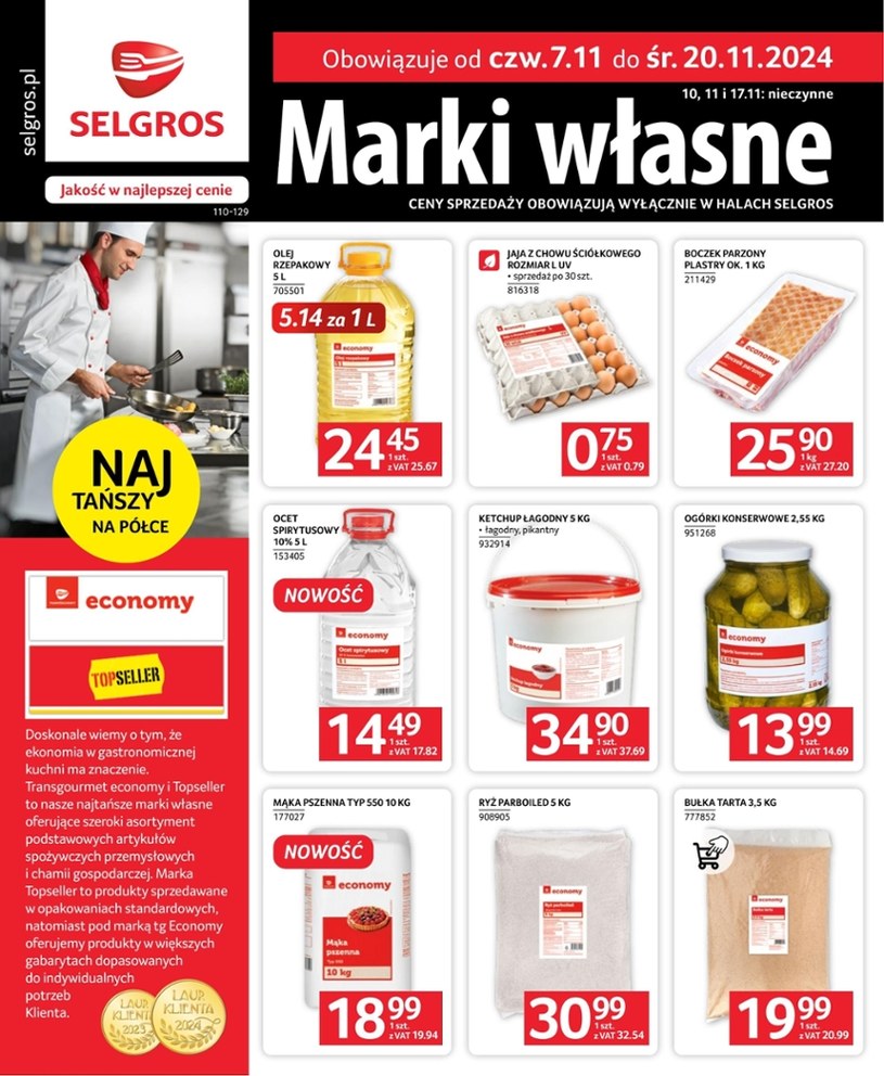 Gazetka: Marki własne w Selgros  - strona 1