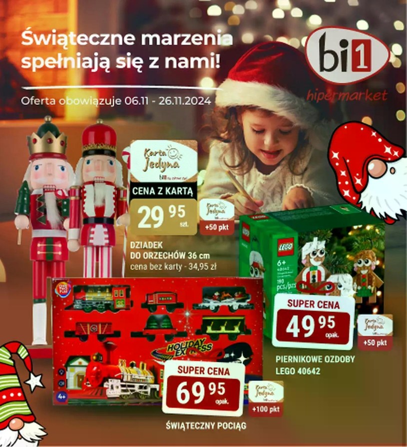 Gazetka promocyjna bi1 - ważna od 06. 11. 2024 do 26. 11. 2024