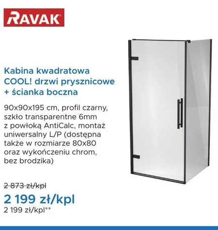 Kabina prysznicowa Ravak