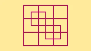 Ile kwadratów widzisz na zdjęciu? Tylko geniusz poda prawidłową odpowiedź