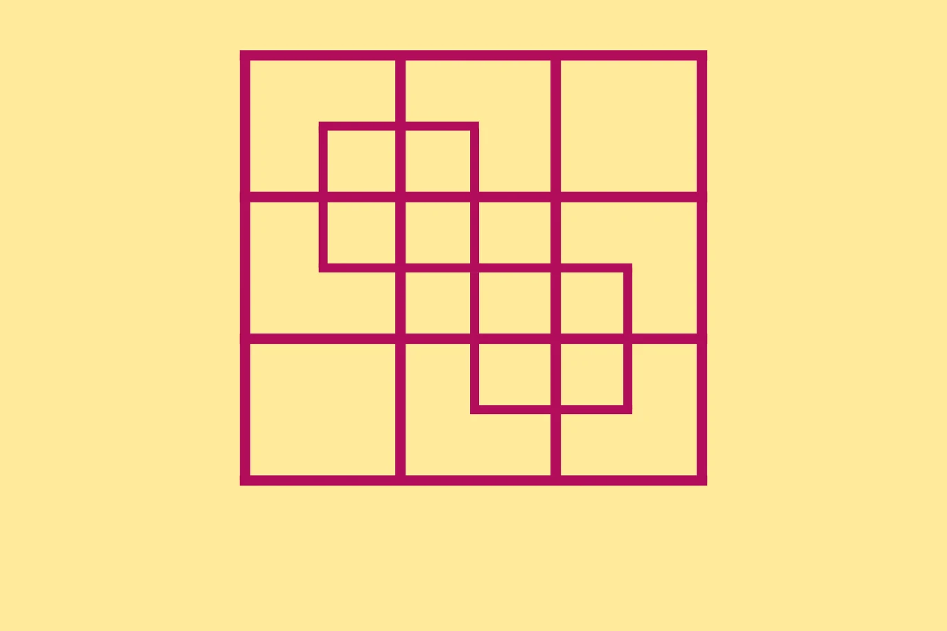 Ile kwadratów widzisz na obrazku? Przekonaj się, czy podasz prawidłową liczbę.