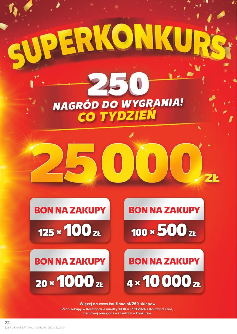 Gazetka: Zadbaj o zapasy na zimę! - Kaufland - strona 22