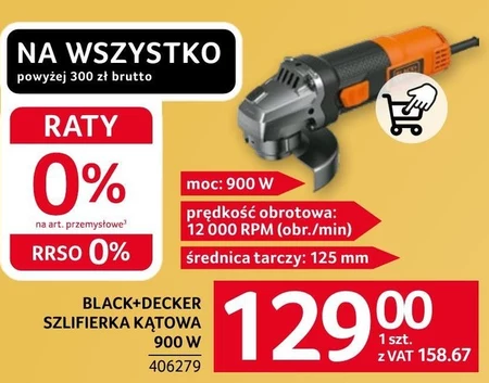 Кутова шліфувальна машина Black+Decker