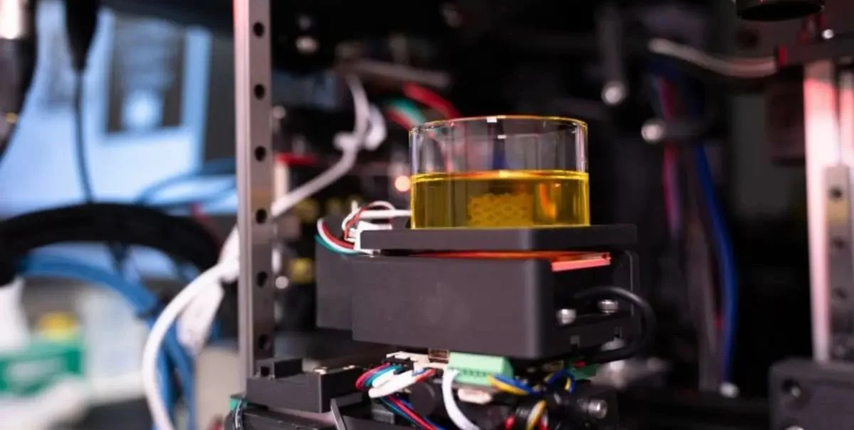 Biodrukarka 3D w laboratorium Collins BioMicrosystems na Uniwersytecie w Melbourne Biodrukarka 3D w laboratorium Collins BioMicrosystems na Uniwersytecie w Melbourne