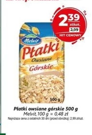 Płatki owsiane Melvit