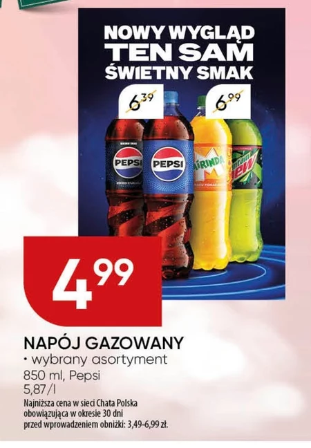 Pepsi-Cola Napój gazowany 0,85 l