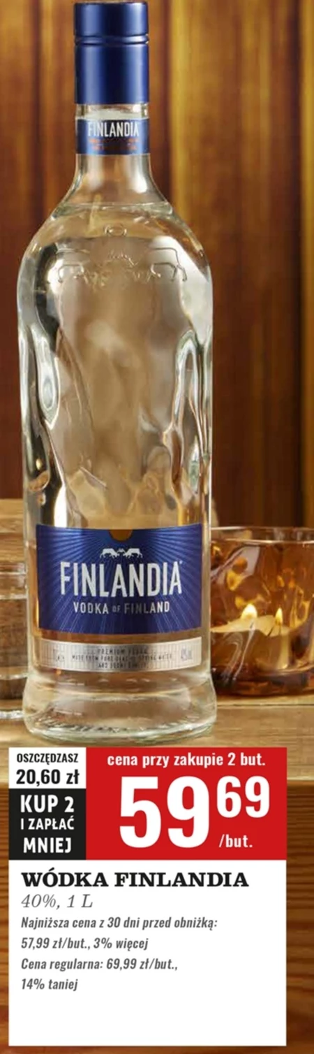 Finlandia Premium Wódka 1 l