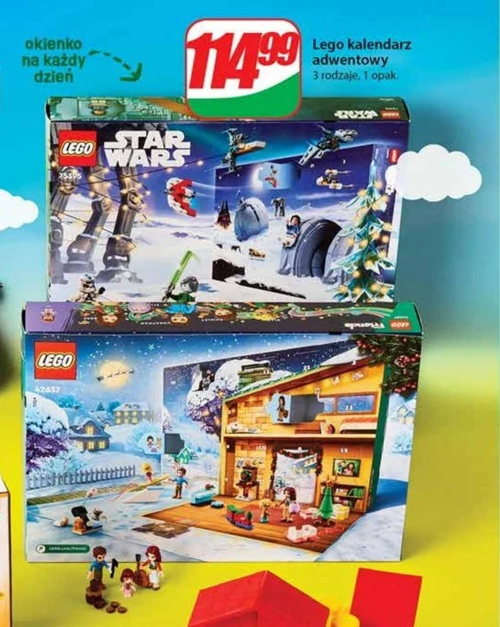 Kalendarze adwentowe LEGO w Dino 