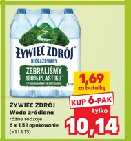 Woda źródlana Żywiec zdrój