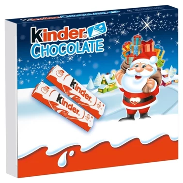 Kinder Chocolate Batonik z mlecznej czekolady z nadzieniem mlecznym 50 g (4 sztuki) - 0