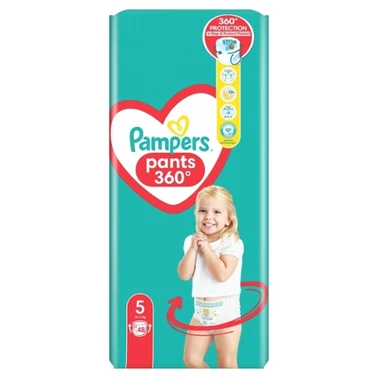 Pampers Pants Pieluchomajtki, rozmiar 5, 48 sztuk, 12kg-17kg - 0