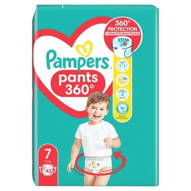 Pampers Pants Pieluchomajtki, rozmiar 7, 42 sztuk, 17kg+ - 0