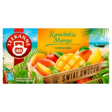 Teekanne Świat Owoców Aromatyzowana herbatka owocowa karaibskie mango 45 g (20 x 2,25 g) - 0