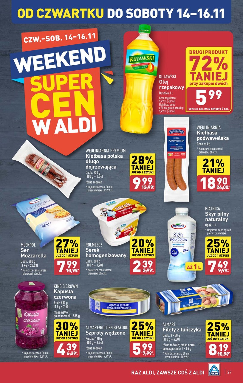 Gazetka: Najlepsze ceny w Aldi  - strona 27