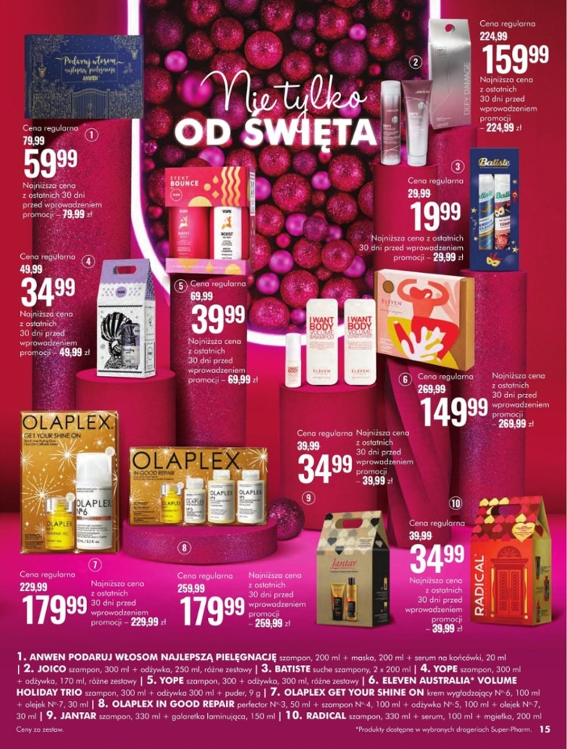 Gazetka: Super-Pharm - tajemnica świątecznej radości - strona 15