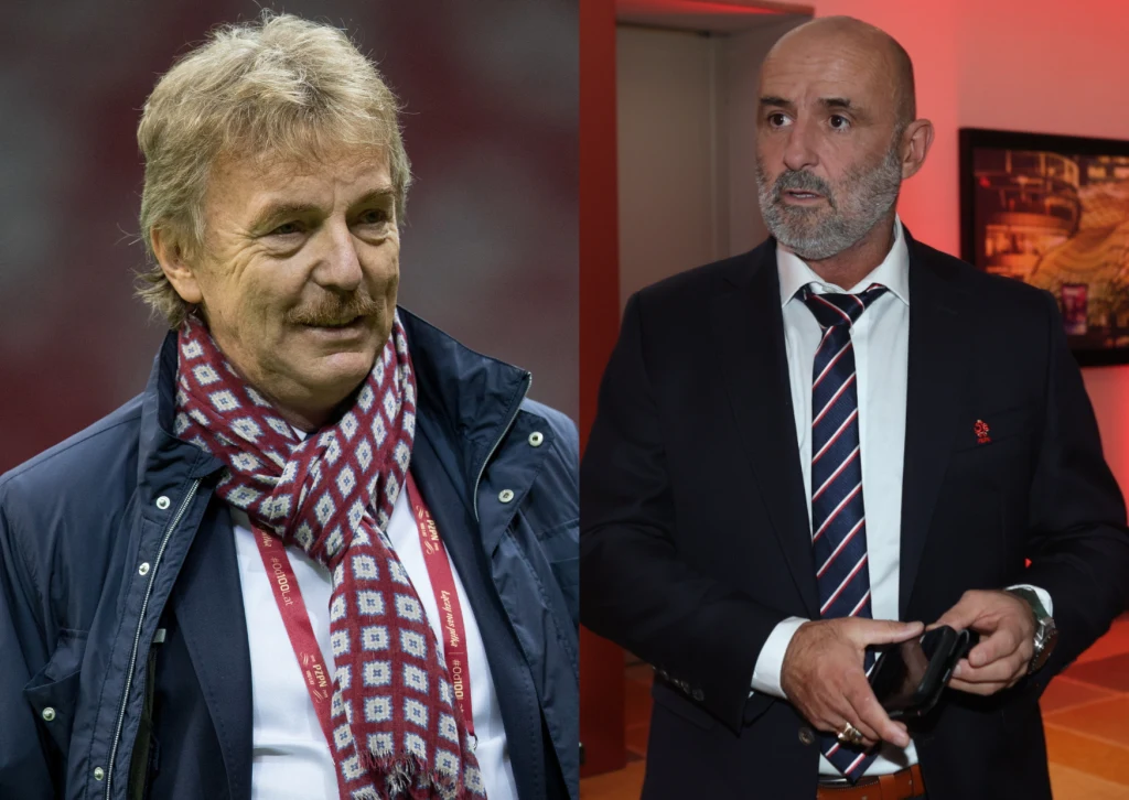 Zbigniew Bonieck i Michał Probierz