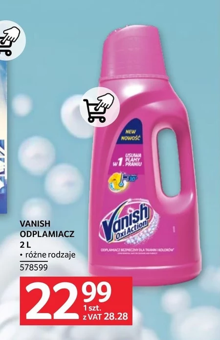 Vanish Oxi Action Odplamiacz do tkanin w płynie 2 l