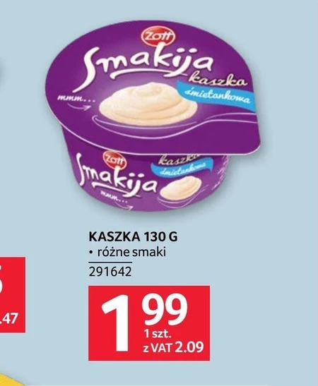 Zott Smakija Kaszka śmietankowa 130 g