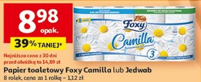 Foxy Camilla Papier toaletowy o zapachu rumianku 8 rolek niska cena