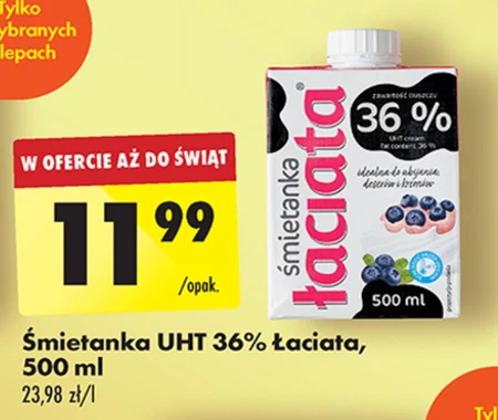 Łaciata Śmietanka 36 % 500 ml