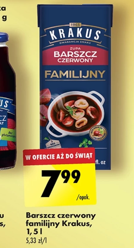 Krakus Barszcz czerwony familijny 1,5 l