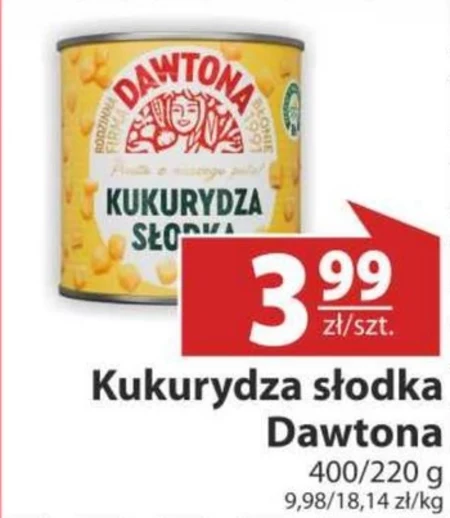 Dawtona Kukurydza słodka 220 g