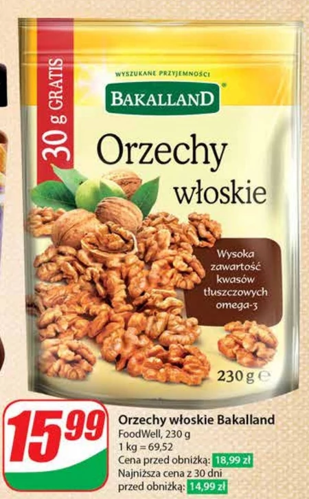 Bakalland Orzechy włoskie 230 g